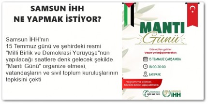 15 Temmuz Demokrasi Yürüyüşü Saatinde 'Mantı Günü' Tepkisi
